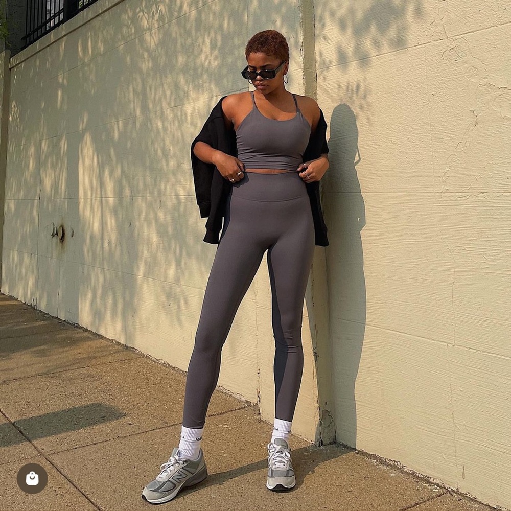 Adanola leggings, tank and bike shorts